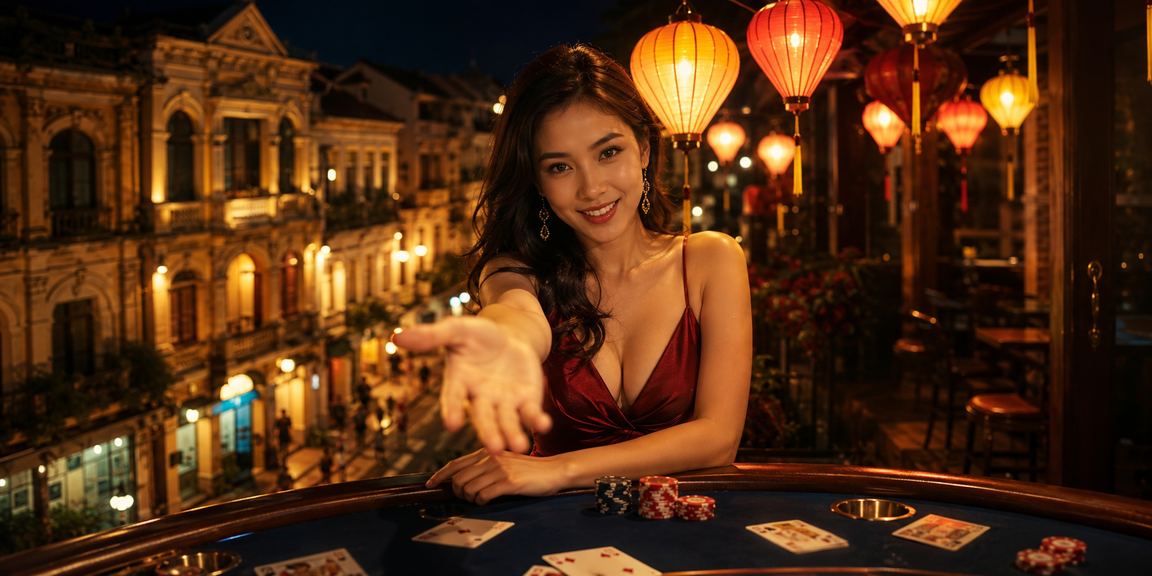 Người chơi Hà Nội thưởng thức game baccarat trực tuyến trong không khí lễ hội đèn lồng